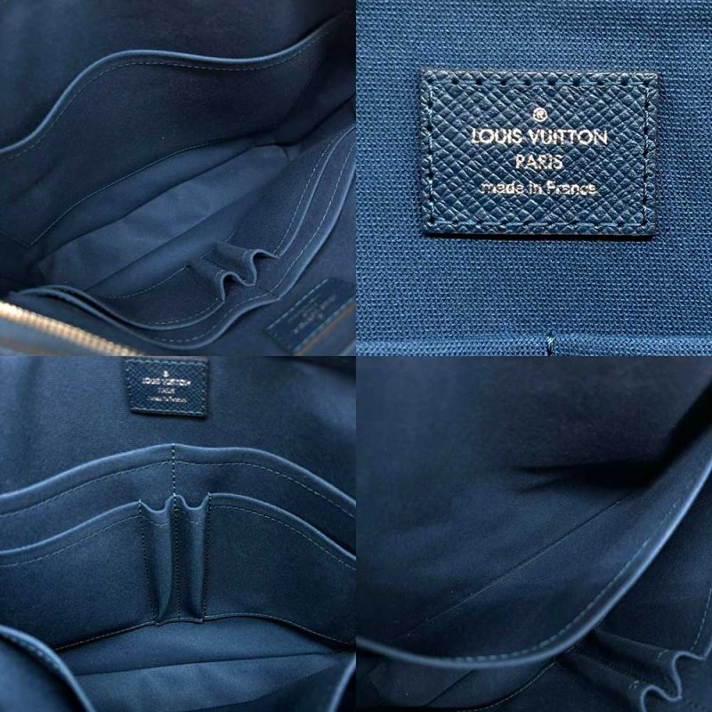 Louis Vuitton Taiga Grigori Messenger PM Navy Leather - Barde - Image 5