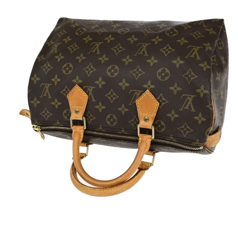 Louis Vuitton Speedy 30  Canvas Handbag - Barde - Image 5