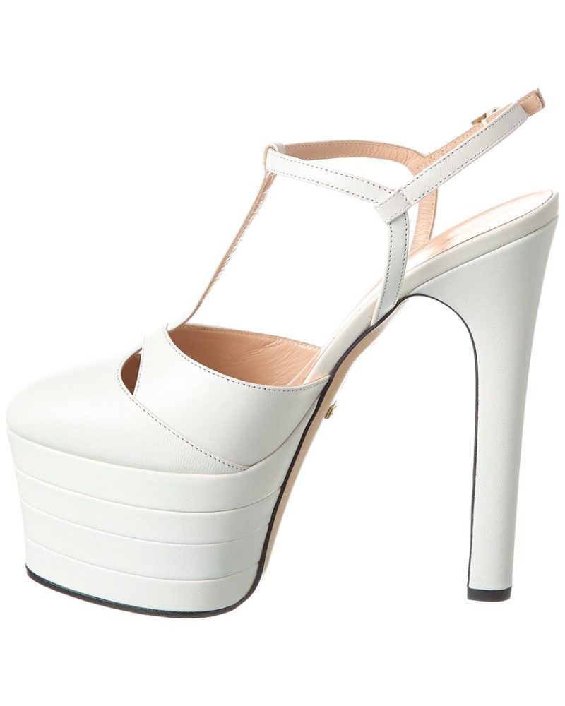 Gucci Leather Platform Pump - Barde - Image 2