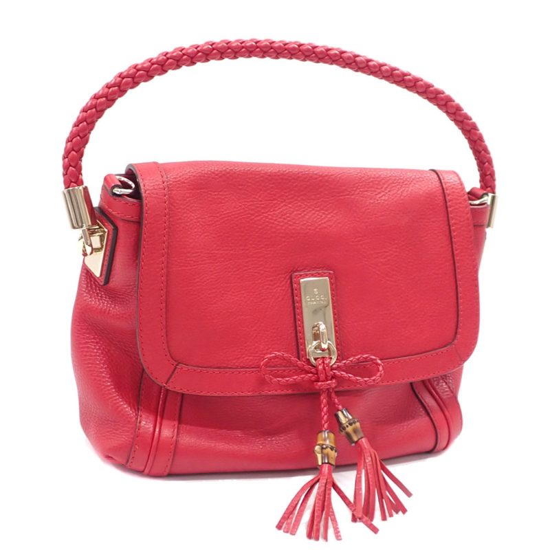 Gucci Bella  Leather Shoulder Bag () - Barde