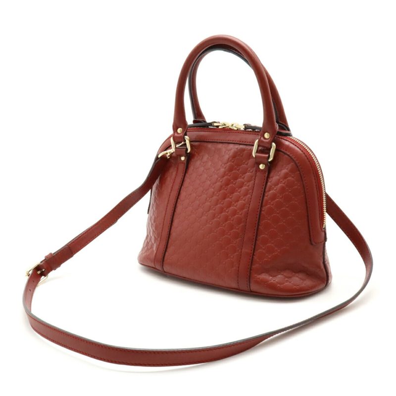 Gucci Microguccissima  Leather Handbag Shoulder Bag (Pre-Owned) - Barde - Image 3