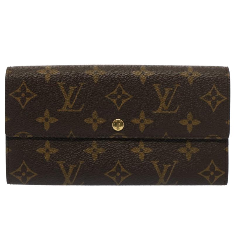 Louis Vuitton Porte-Monnaie Et Porte- Carte  Canvas Wallet - Barde
