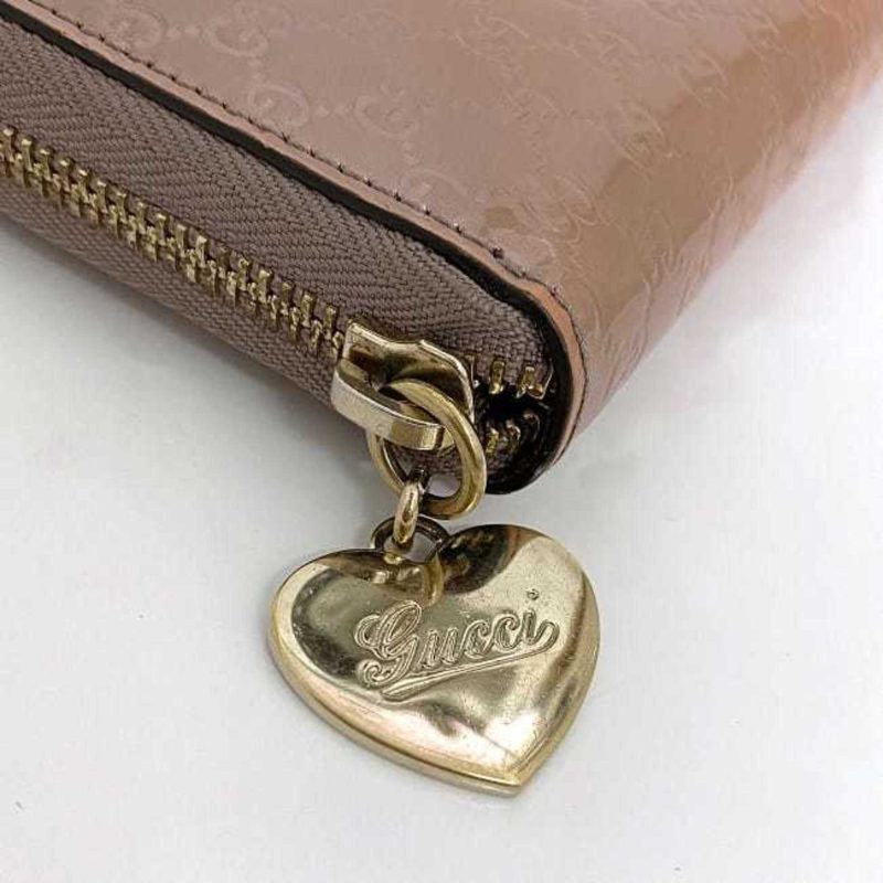 Gucci Microguccissima  pink Patent Leather Long Wallet (Bi-Fold) (Pre-Owned) - Barde - Image 5