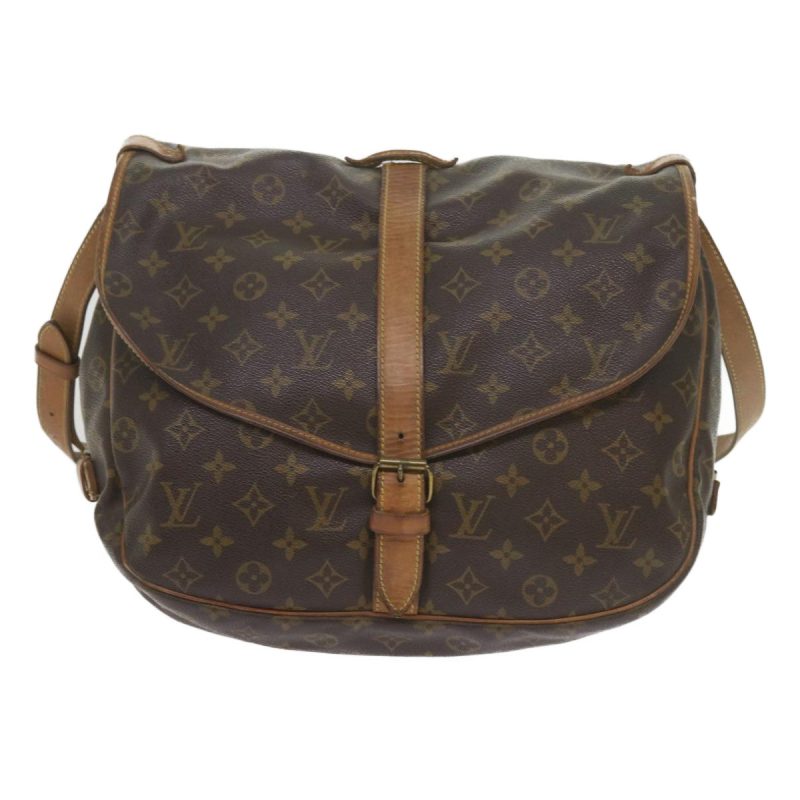 Louis Vuitton Saumur 35  Canvas Shoulder Bag - Barde