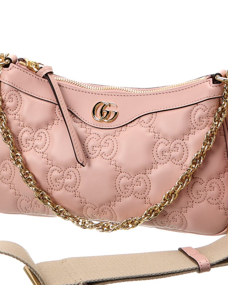 Gucci GG Matelasse Leather Shoulder Bag - Barde - Image 3