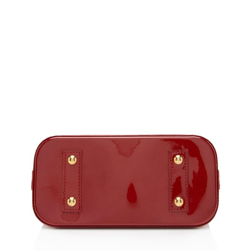 Louis Vuitton Monogram Vernis Alma BB Satchel - Barde - Image 4