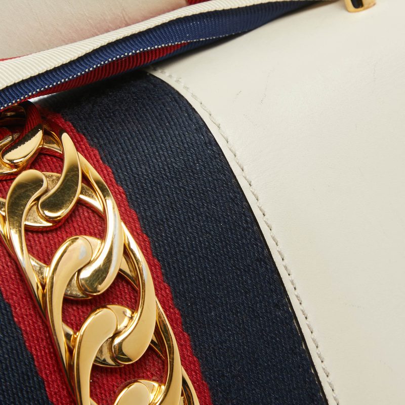 Gucci OffLeather Small Web Sylvie Shoulder Bag - Barde - Image 4