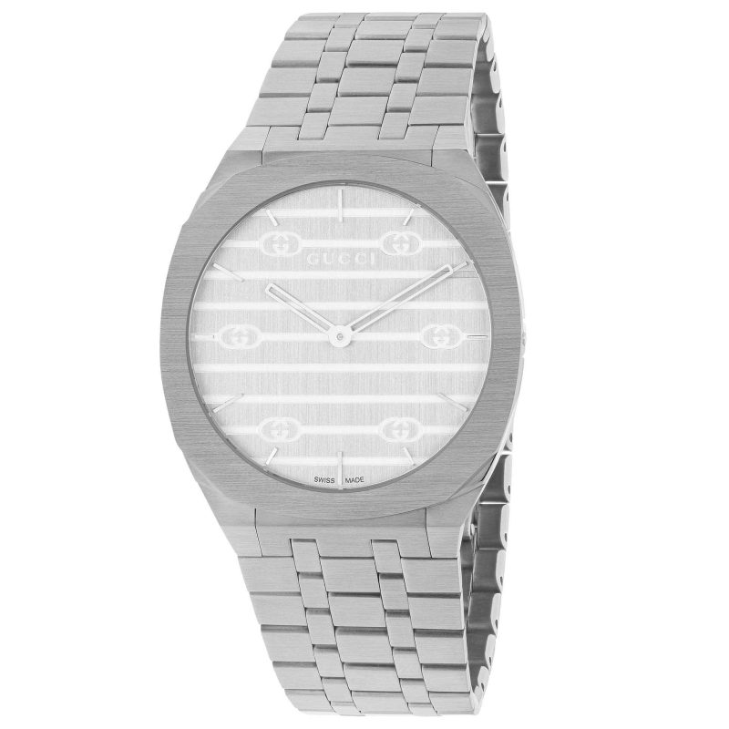 Gucci Women's 25H Silver Dial Watch - Barde