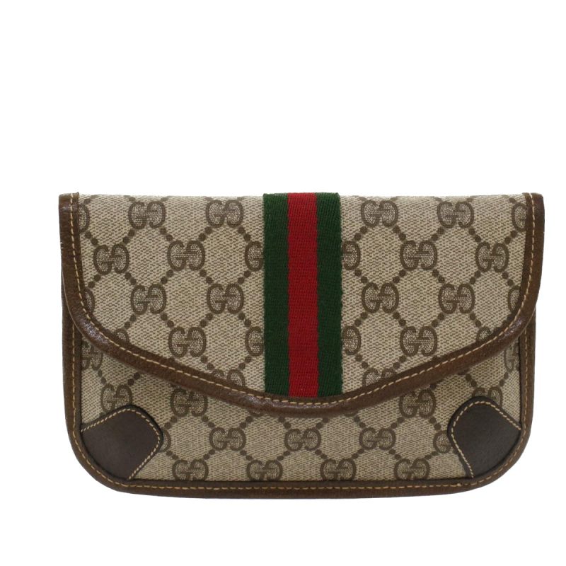 Gucci Gg Canvas  Canvas Clutch Bag (Pre-Owned) - Barde
