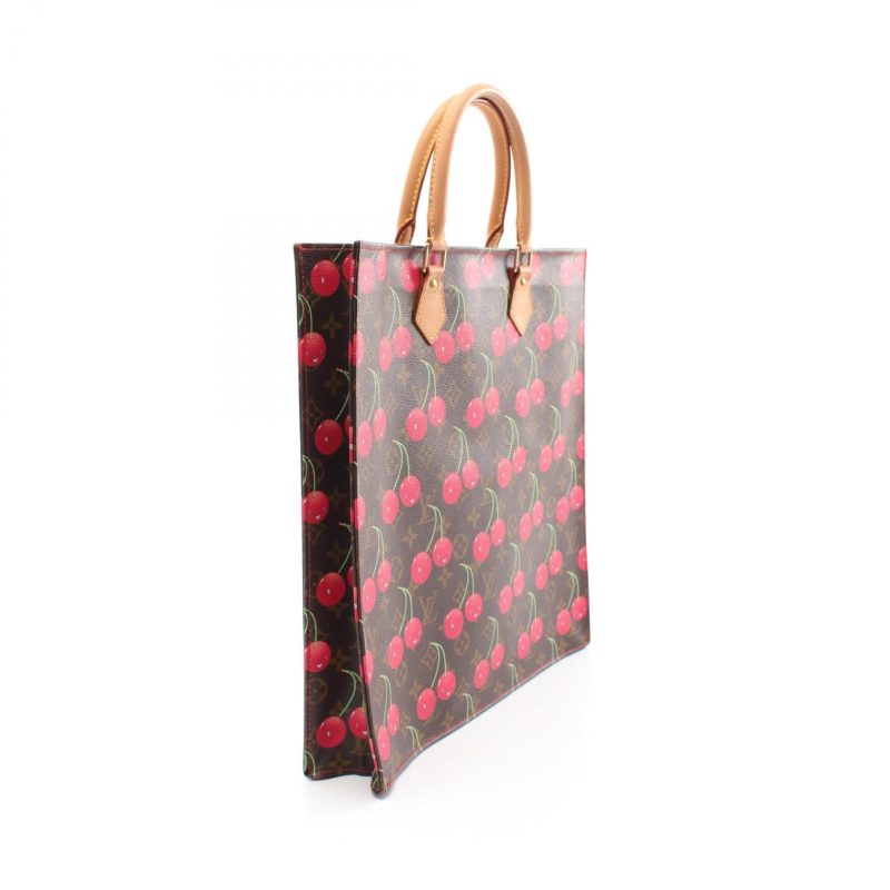 Louis Vuitton Sac Plat Handbag Monogram Cherry - Barde - Image 2