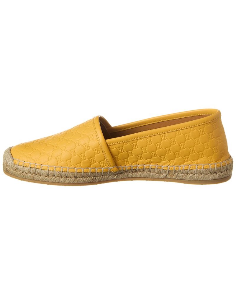 Gucci GG Leather Espadrille - Barde - Image 2