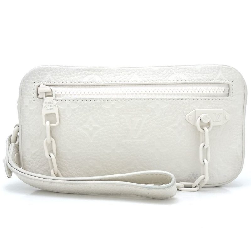 Louis Vuitton Pochette Volga  Leather Clutch Bag - Barde - Image 2