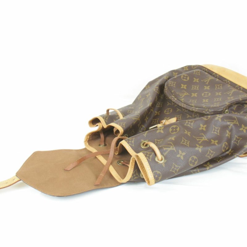 Louis Vuitton Montsouris  Canvas Backpack Bag - Barde - Image 4