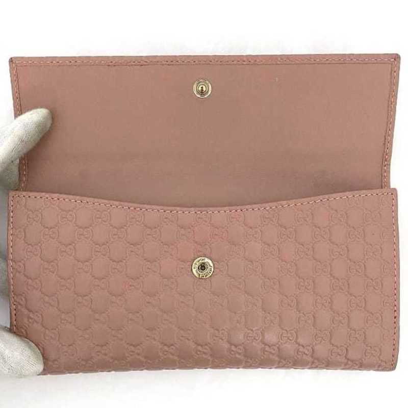 Gucci Microguccissima  Leather Long Wallet (Bi-Fold) (Pre-Owned) - Barde - Image 4