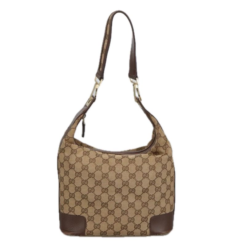 Gucci One  Canvas Shoulder Bag (Pre-Owned) - Barde