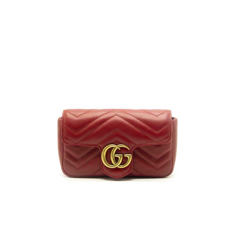 Gucci GG Marmont Matelassé Leather Super Mini Bag - Barde