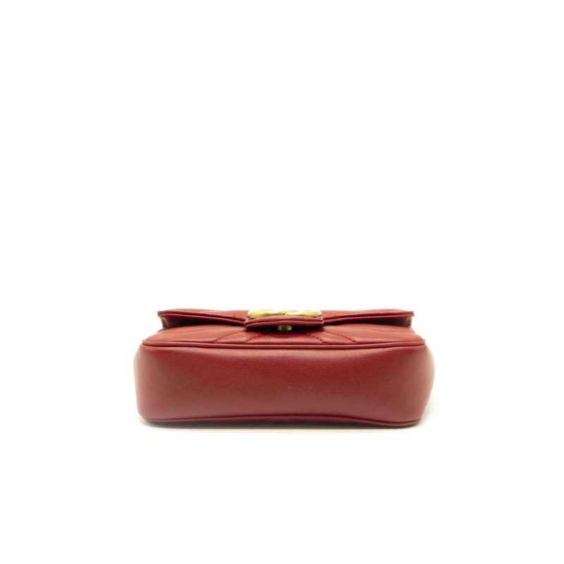 Gucci GG Marmont Matelassé Leather Super Mini Bag - Barde - Image 4