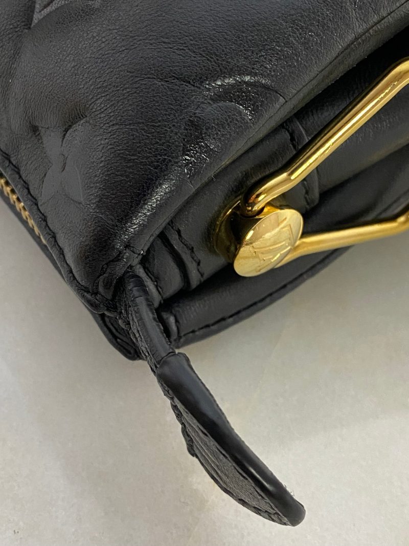 Louis Vuitton Black Monogram Empreinte Coussin PM Shoulder Bag - Barde - Image 7