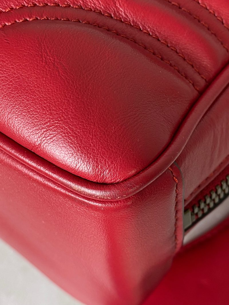 Gucci Red Marmont Top Handle Bag - Barde - Image 4