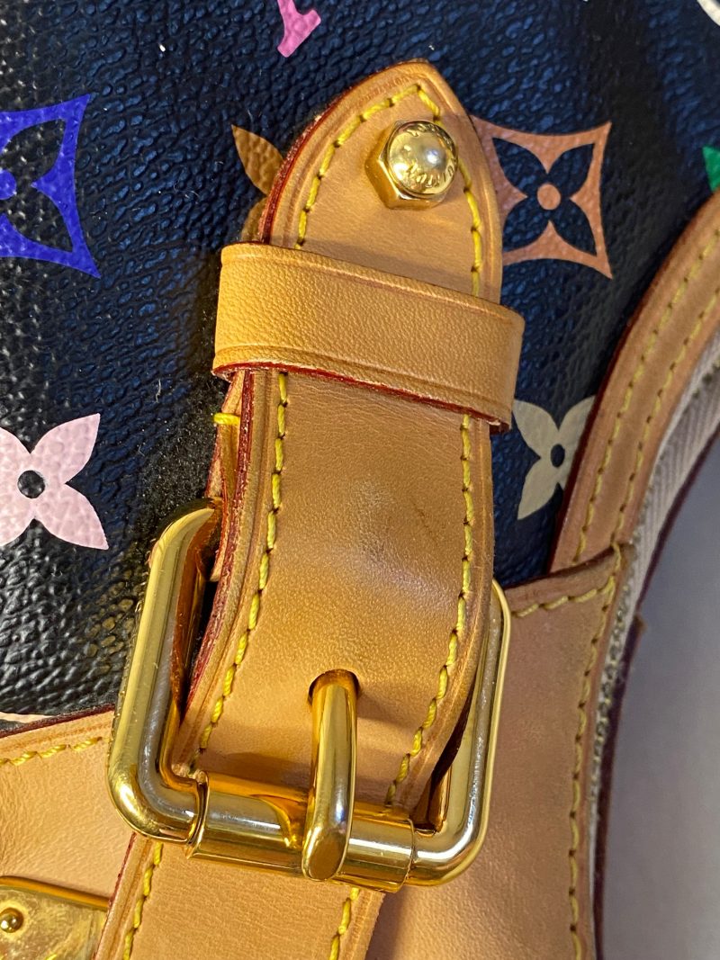 Louis Vuitton Black Multicolor Monogram Claudia Shoulder Bag - Barde - Image 8