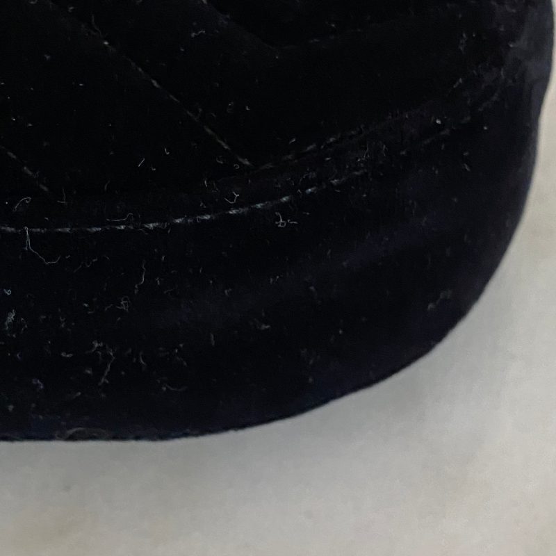 Gucci Black Velvet Marmont Mini Belt Bag - Barde - Image 9