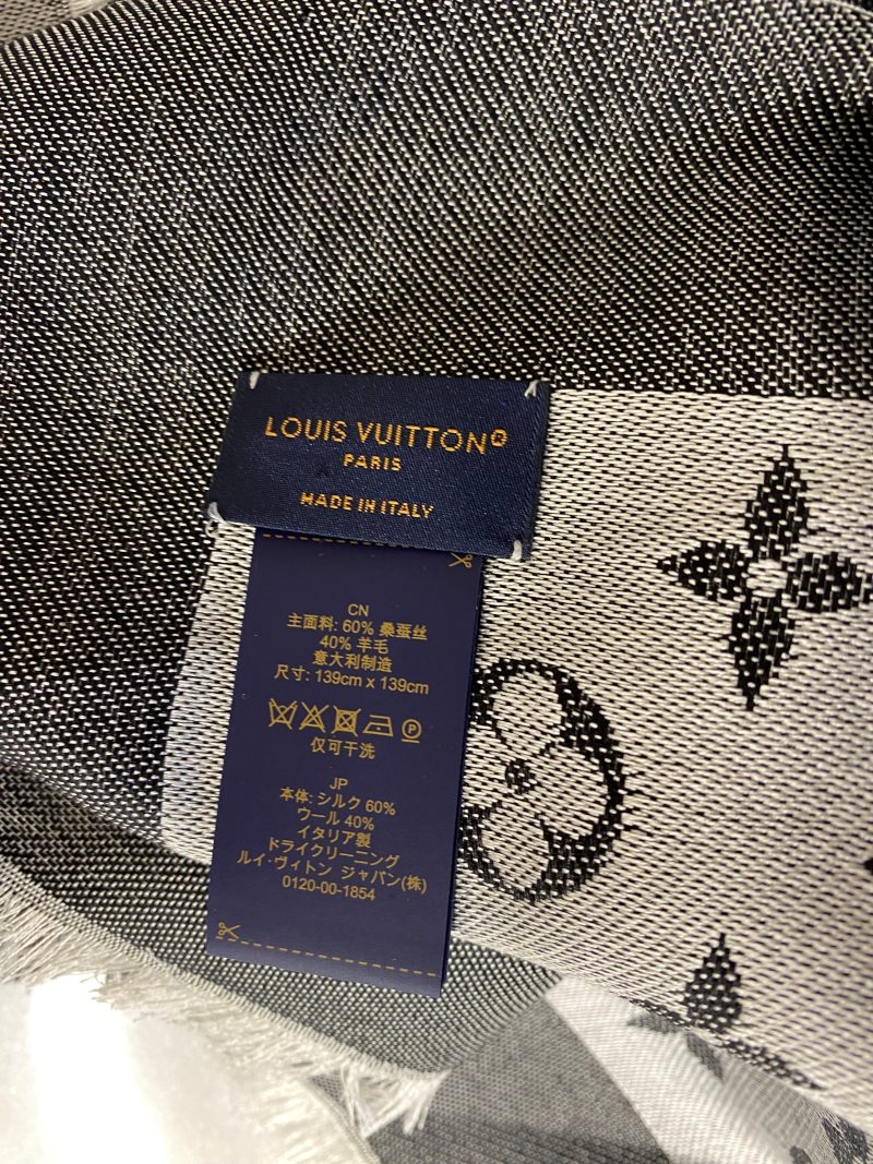 Louis Vuitton Denim Monogram Scarf - Barde - Image 2