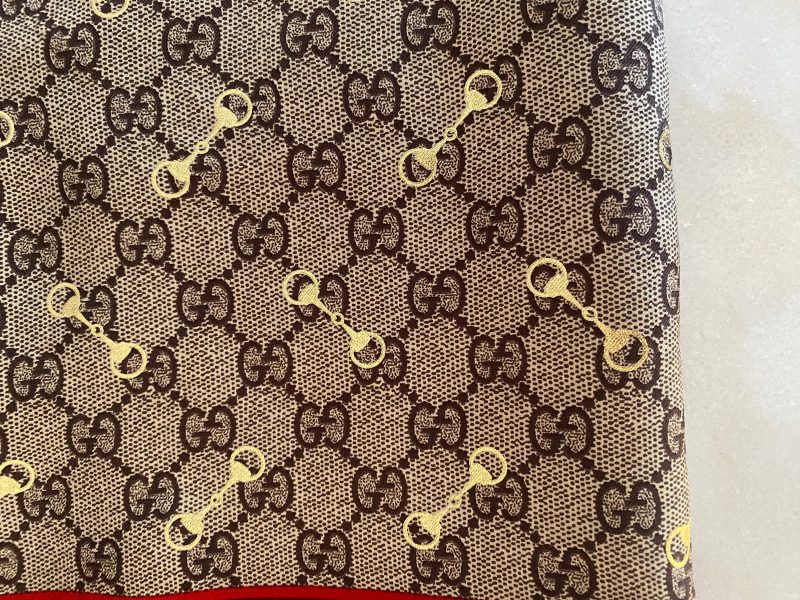 Gucci Multicolor GG Horsebit Silk Scarf 90 - Barde - Image 3