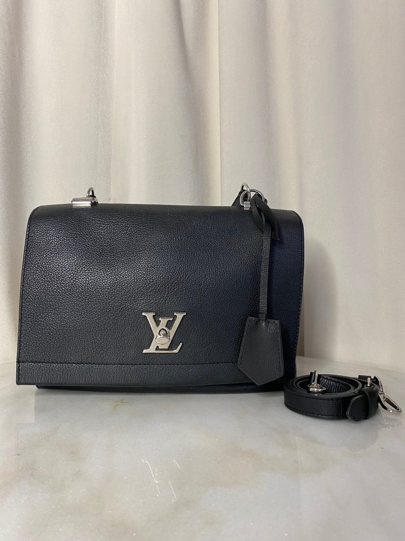 Louis Vuitton Black Lock Me Top Handle Bag - Barde