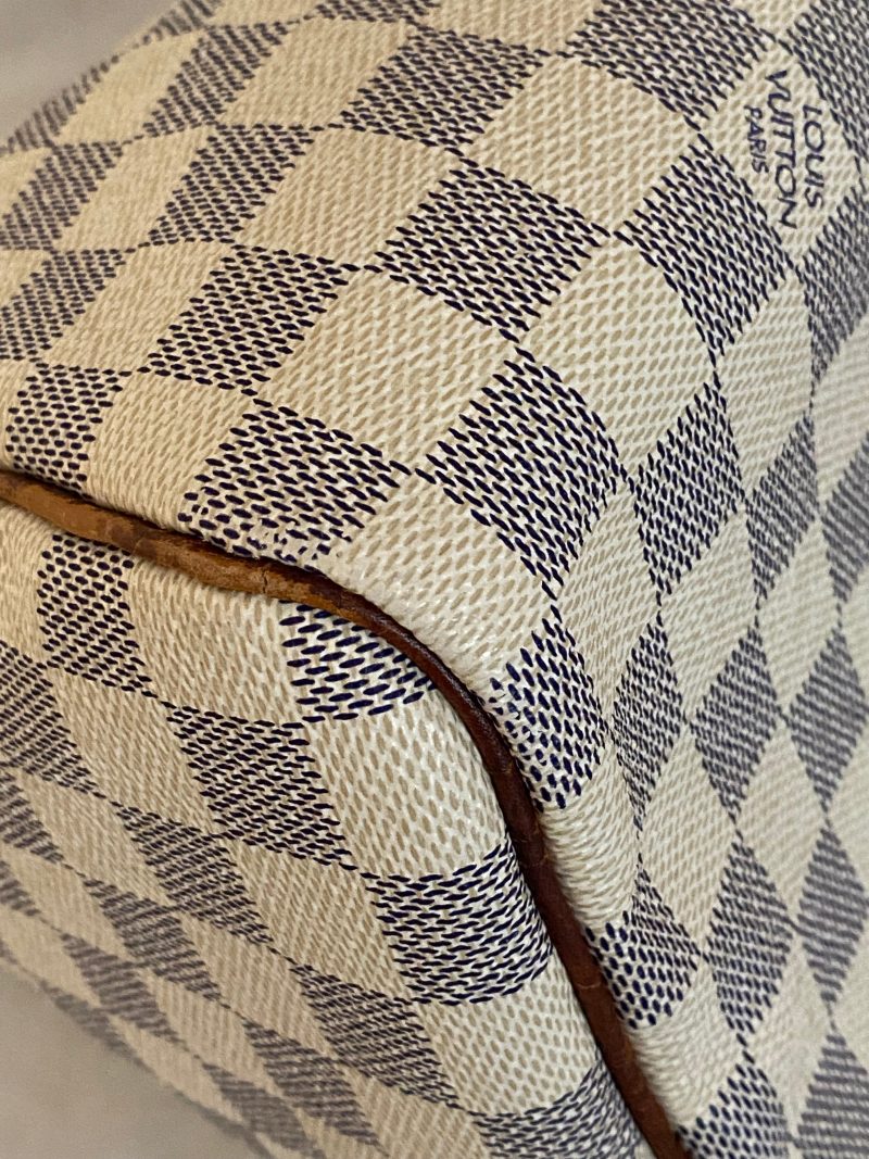 Louis Vuitton Damier Azur Speedy 30 Bag - Barde - Image 8