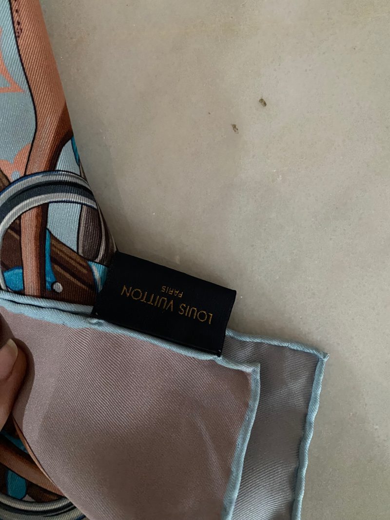 Louis Vuitton Tricolor Silk Scarf - Barde - Image 2