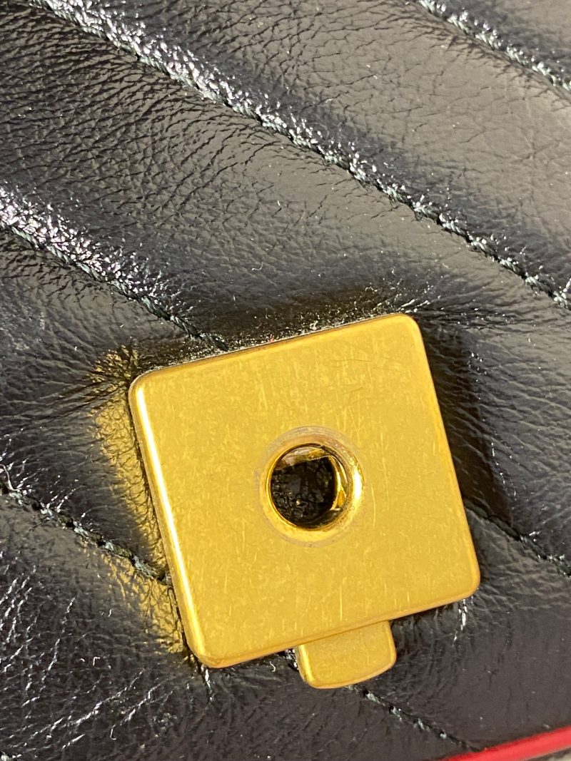 Gucci Bicolor GG Marmont Small Bag - Barde - Image 5