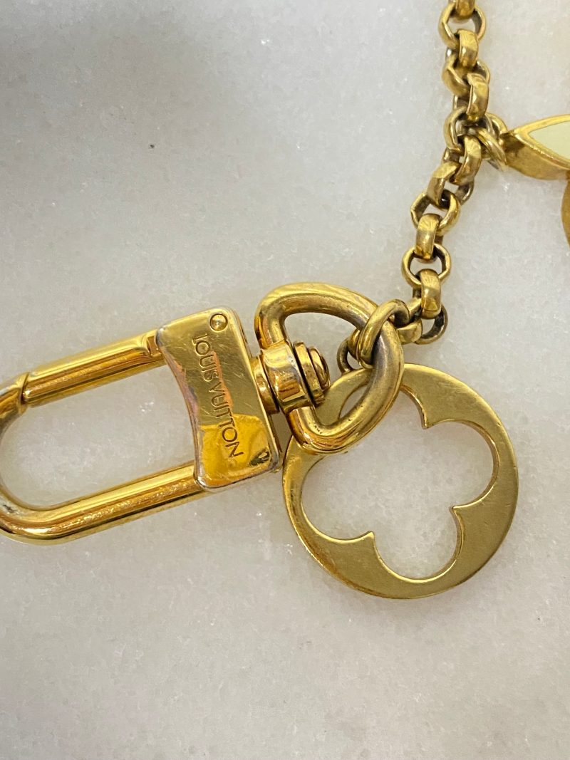 Louis Vuitton Gold Fleur De Monogram Bag Charm - Barde - Image 6