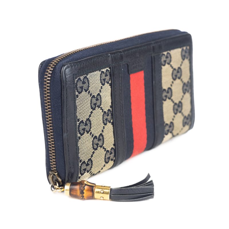 Gucci Ophida GG Wallet Navy - Barde - Image 3