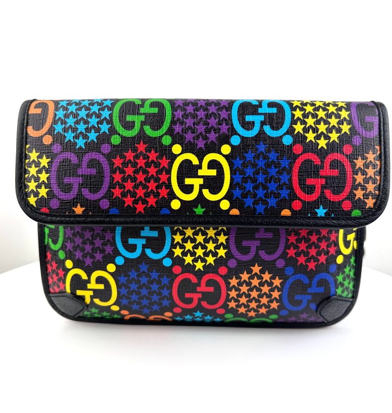 Gucci GG Monogram Psychedelic Belt Bag - Barde