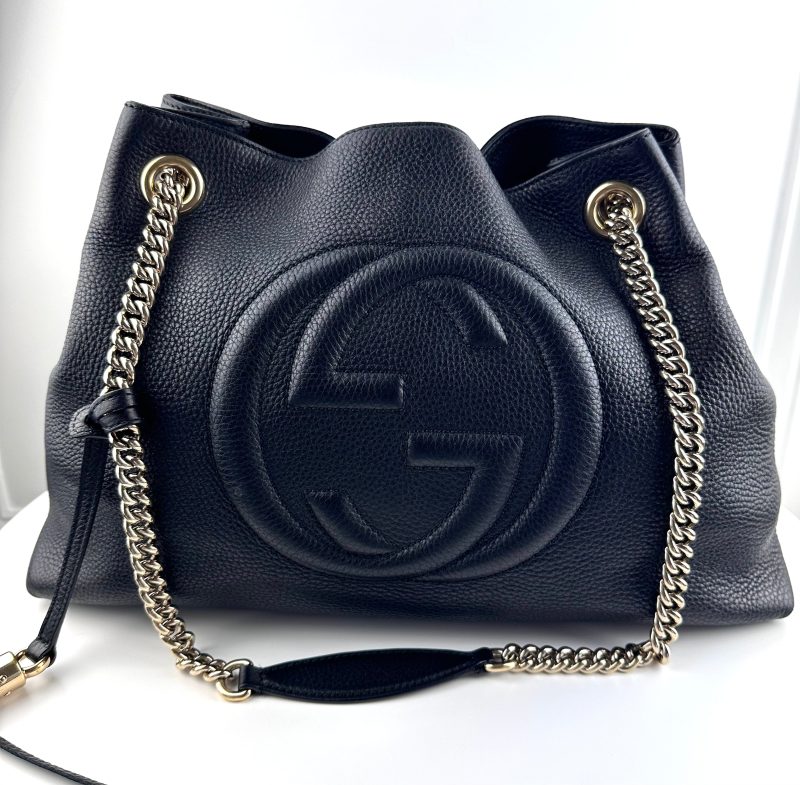 Gucci Soho Leather Medium Shoulder Bag - Barde - Image 4