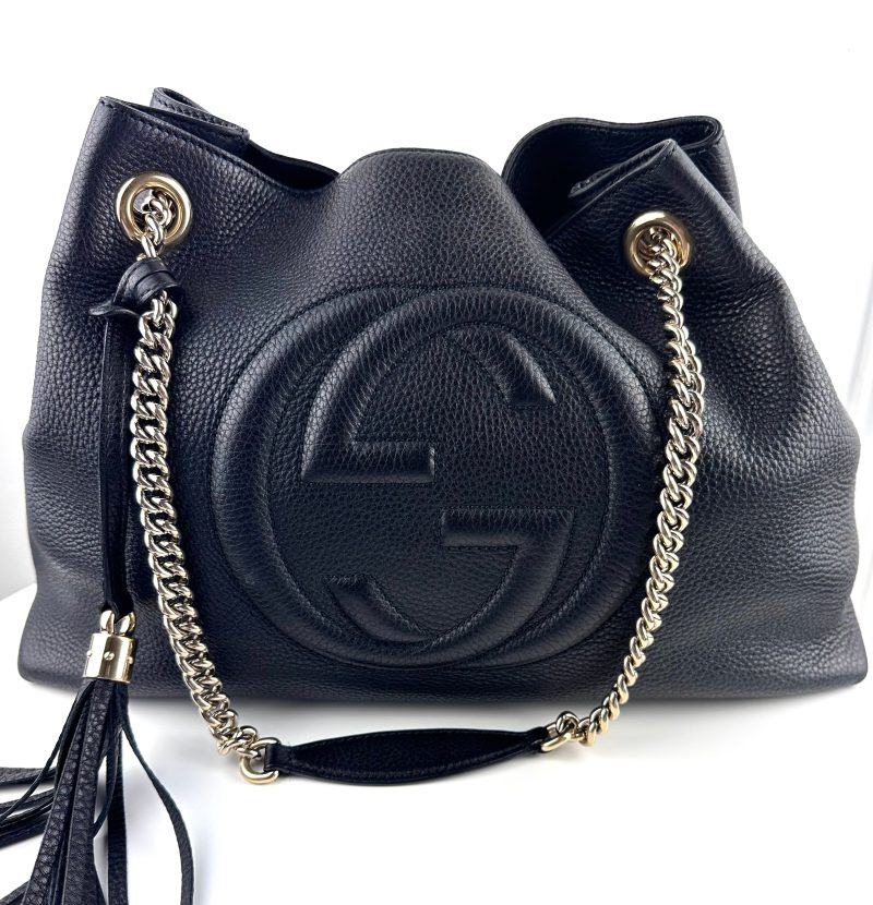 Gucci Soho Leather Medium Shoulder Bag - Barde
