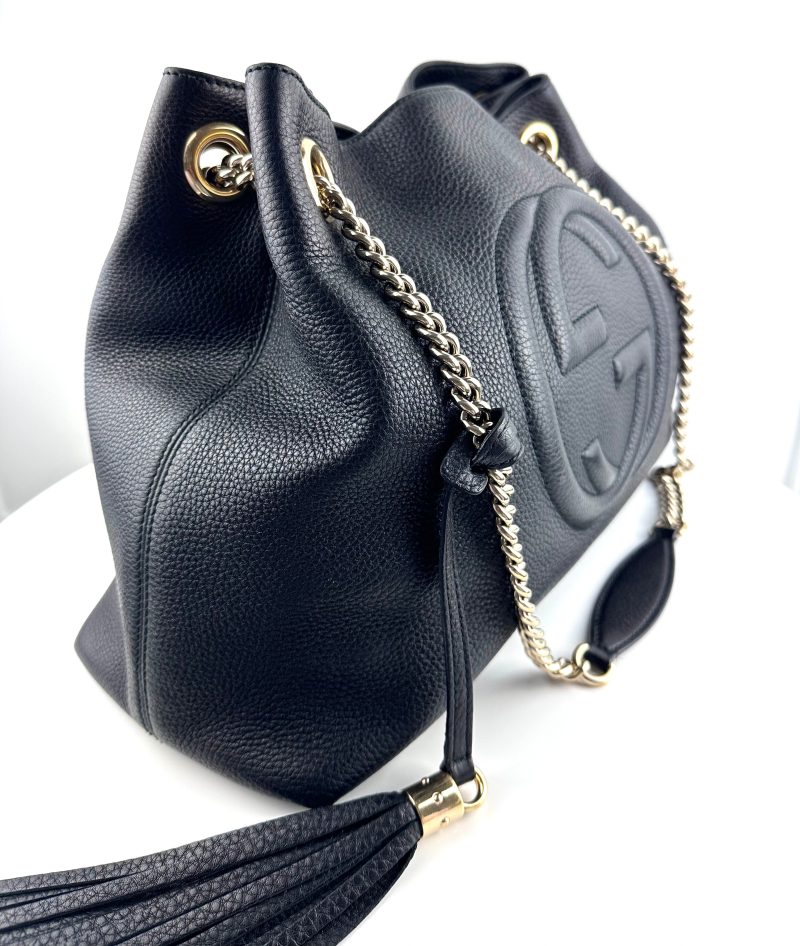 Gucci Soho Leather Medium Shoulder Bag - Barde - Image 6