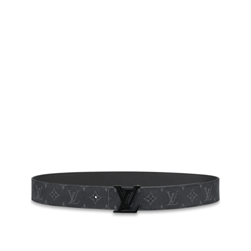 Louis Vuitton Initiales 40MM Matte Black Belt Belt - Barde