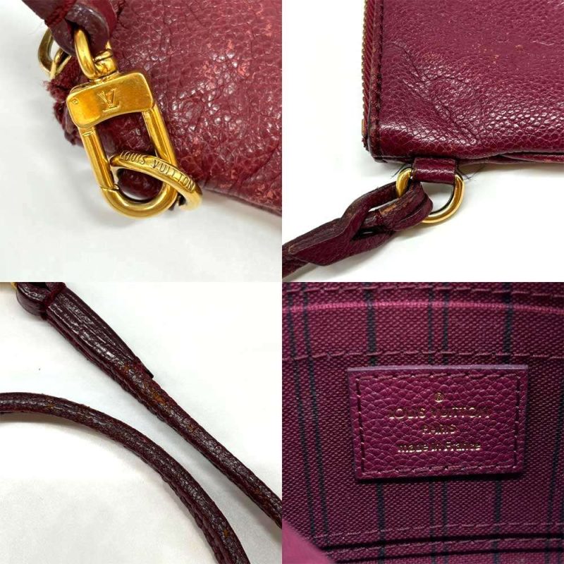 Louis Vuitton Monogram Empreinte Citadin Handbag with Pouch - Barde - Image 4