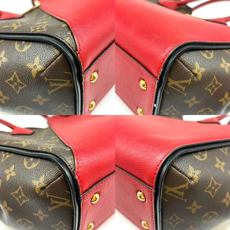 Louis Vuitton Monogram Canvas Leather Kimono MM Tote Bag M40459 - Barde - Image 3