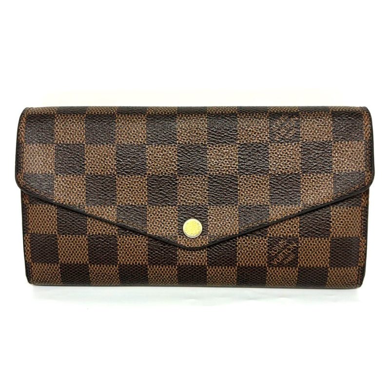 Louis Vuitton Damier Ebene Sarah Long Wallet N63209 - Barde