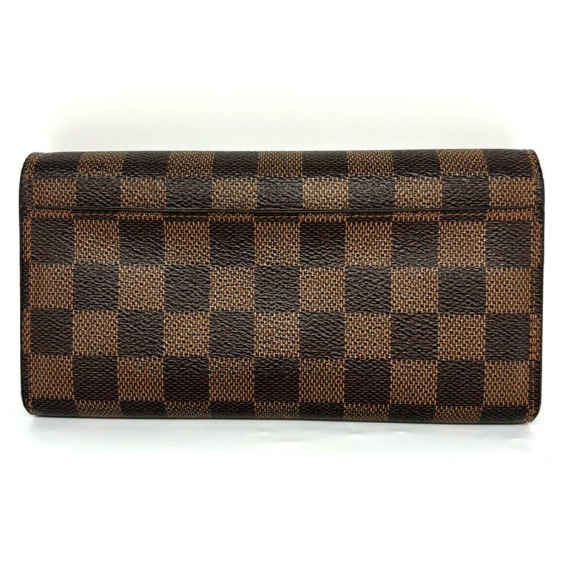 Louis Vuitton Damier Ebene Sarah Long Wallet N63209 - Barde - Image 2