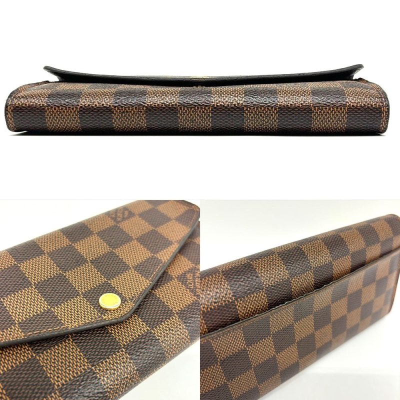 Louis Vuitton Damier Ebene Sarah Long Wallet N63209 - Barde - Image 4