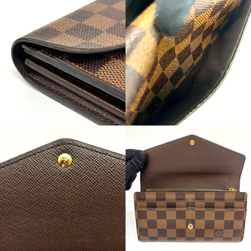 Louis Vuitton Damier Ebene Sarah Long Wallet N63209 - Barde - Image 5