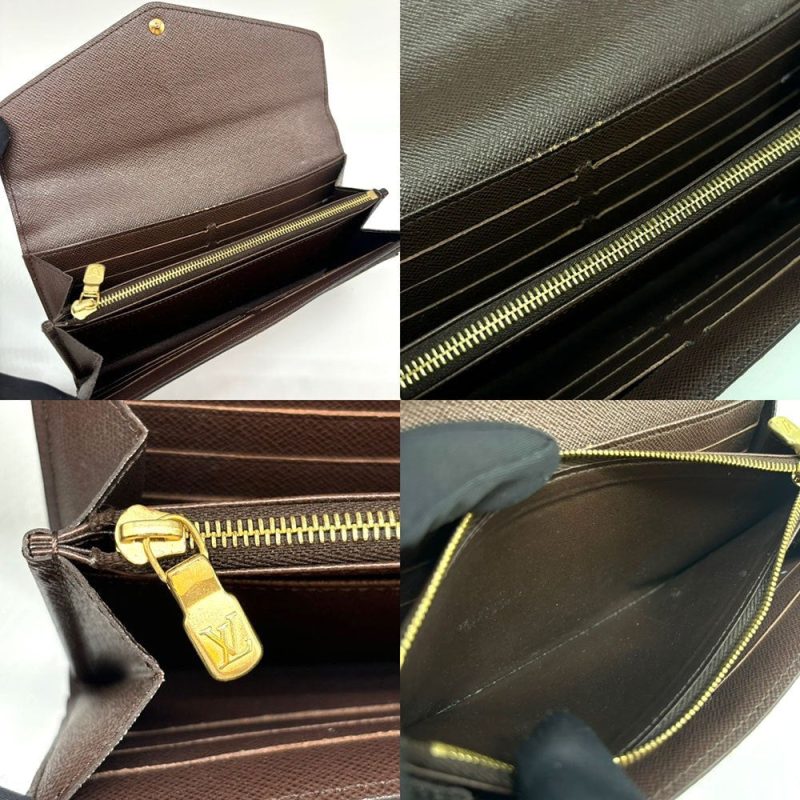 Louis Vuitton Damier Ebene Sarah Long Wallet N63209 - Barde - Image 6