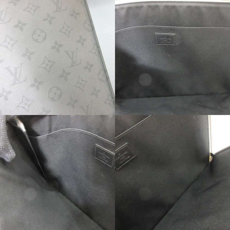 Louis Vuitton Monogram Eclipse Pochette Jour GM Clutch - Barde - Image 4