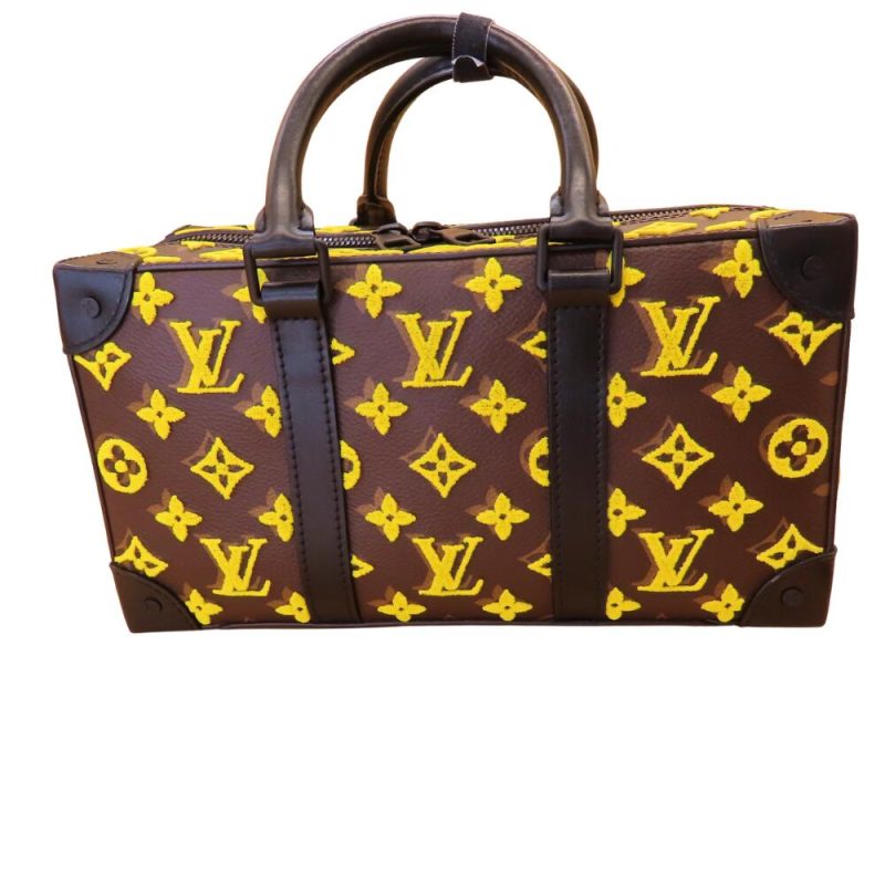Louis Vuitton Monogram Tufftage Speedy Soft Trunk Handbag - Barde - Image 3