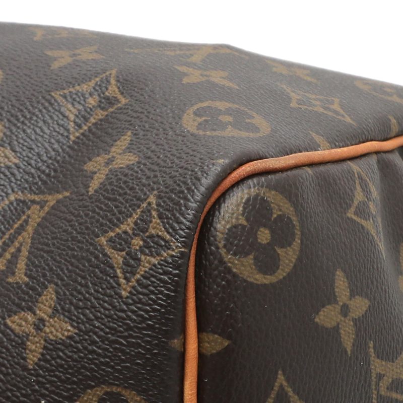 Louis Vuitton Brown Monogram Speedy 35 Bag - Barde - Image 5