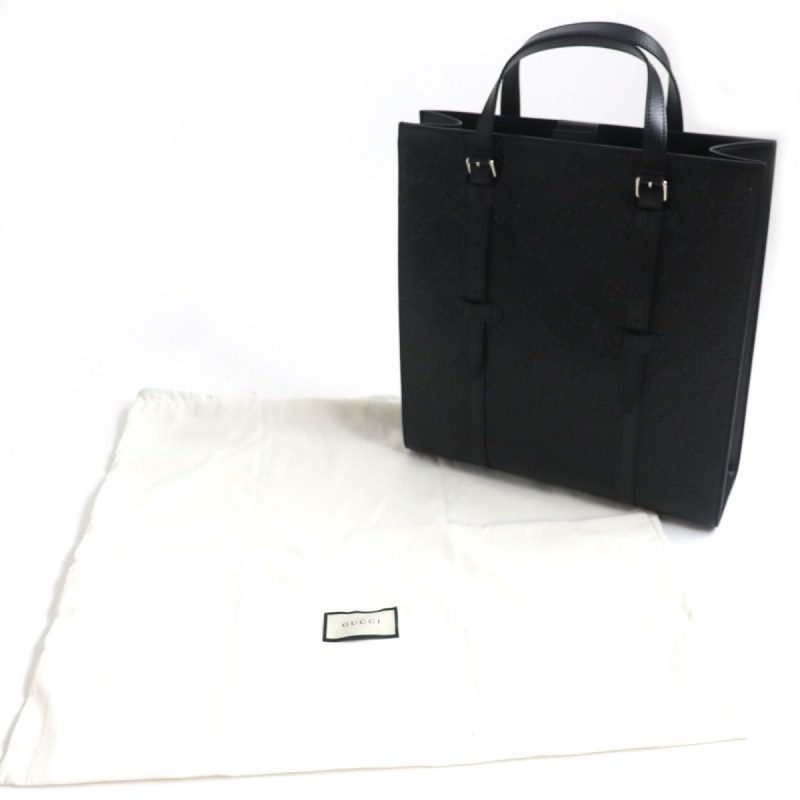Gucci GG Embossed Leather Tote Bag 700421 - Barde - Image 2