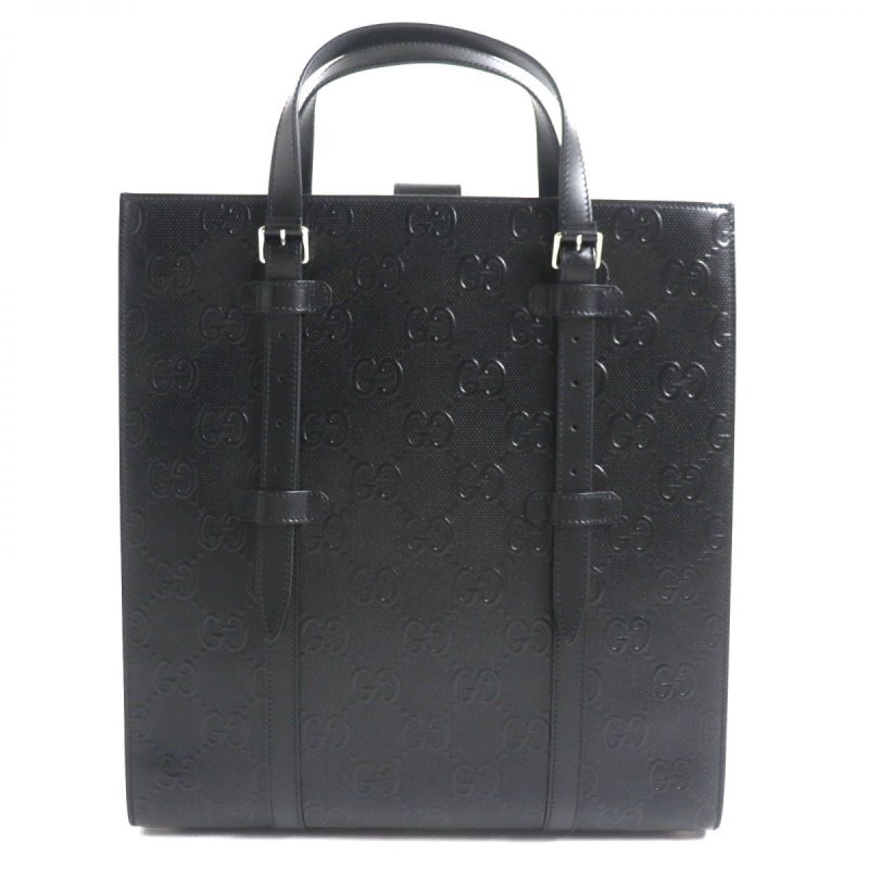 Gucci GG Embossed Leather Tote Bag 700421 - Barde - Image 3